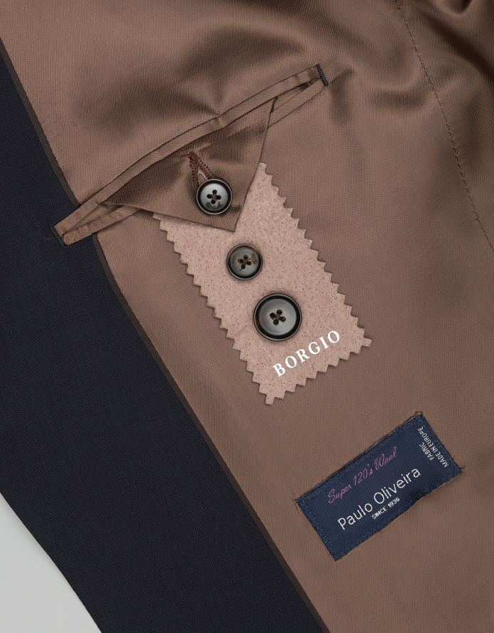 Marynarka do zestawu parma granatowy slim fit