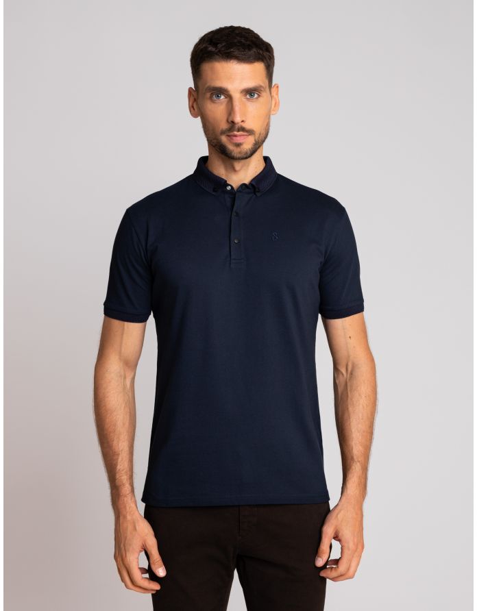koszulka polo matteo 01 granatowy