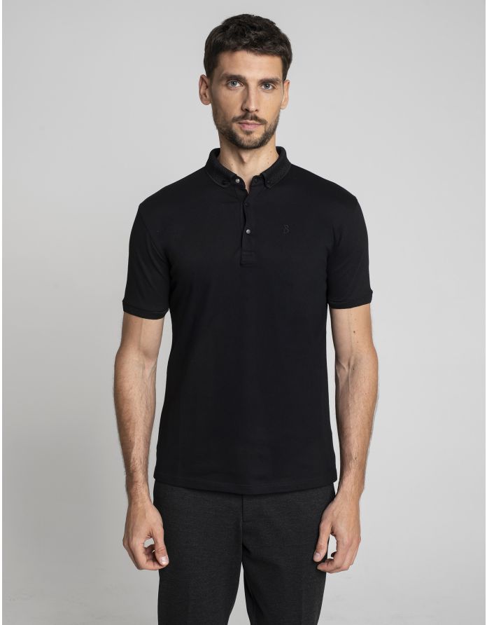 koszulka polo matteo 01 czarny