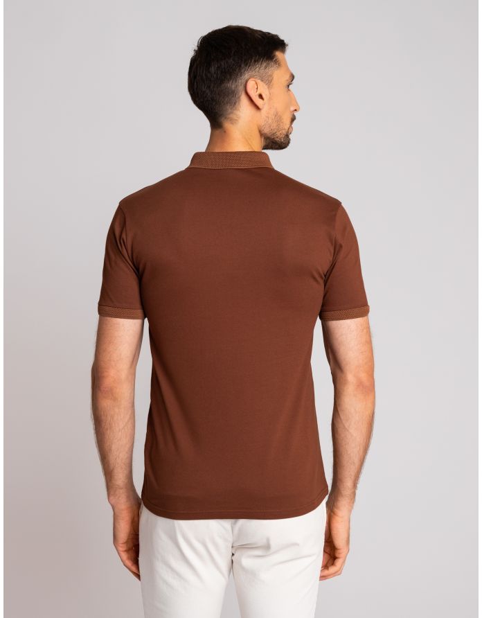 koszulka polo matteo 01 ceglasty