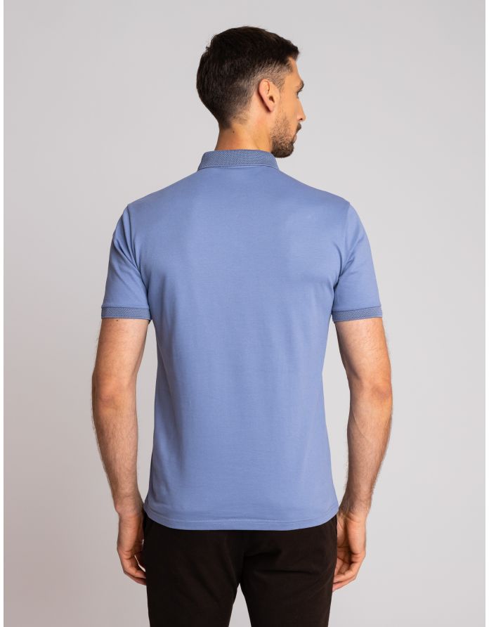 koszulka polo matteo 01 niebieski
