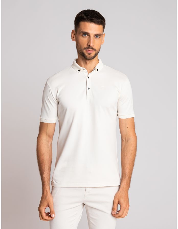 koszulka polo matteo 01 ecru