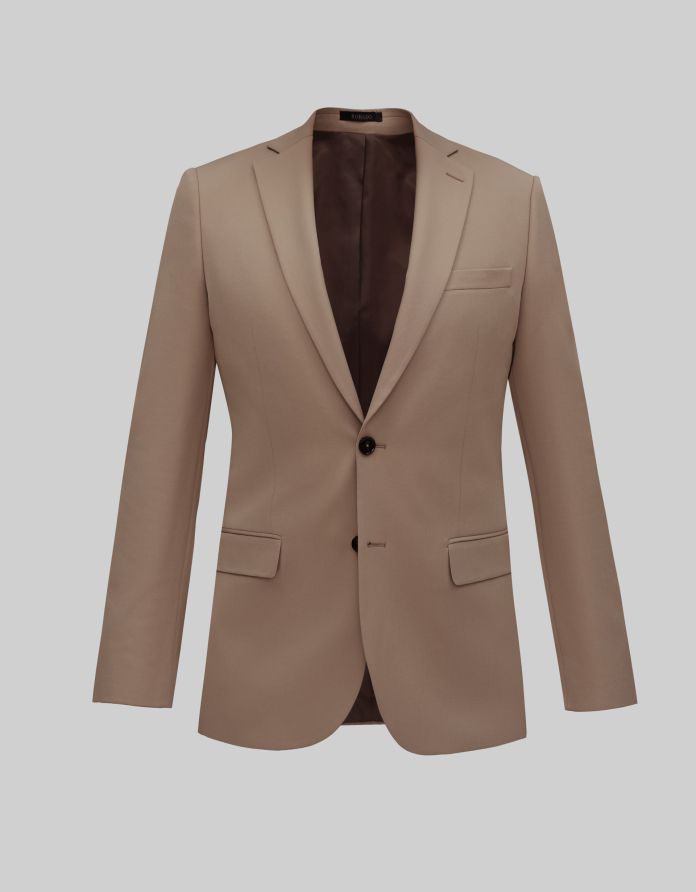 marynarka do zestawu lido khaki slim fit
