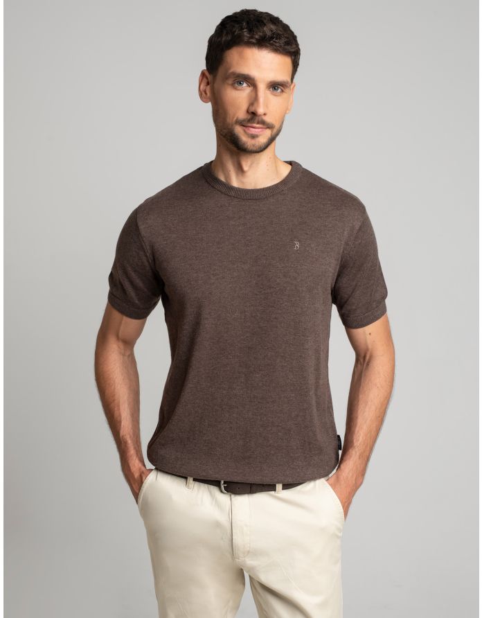 t shirt dorzano brąz