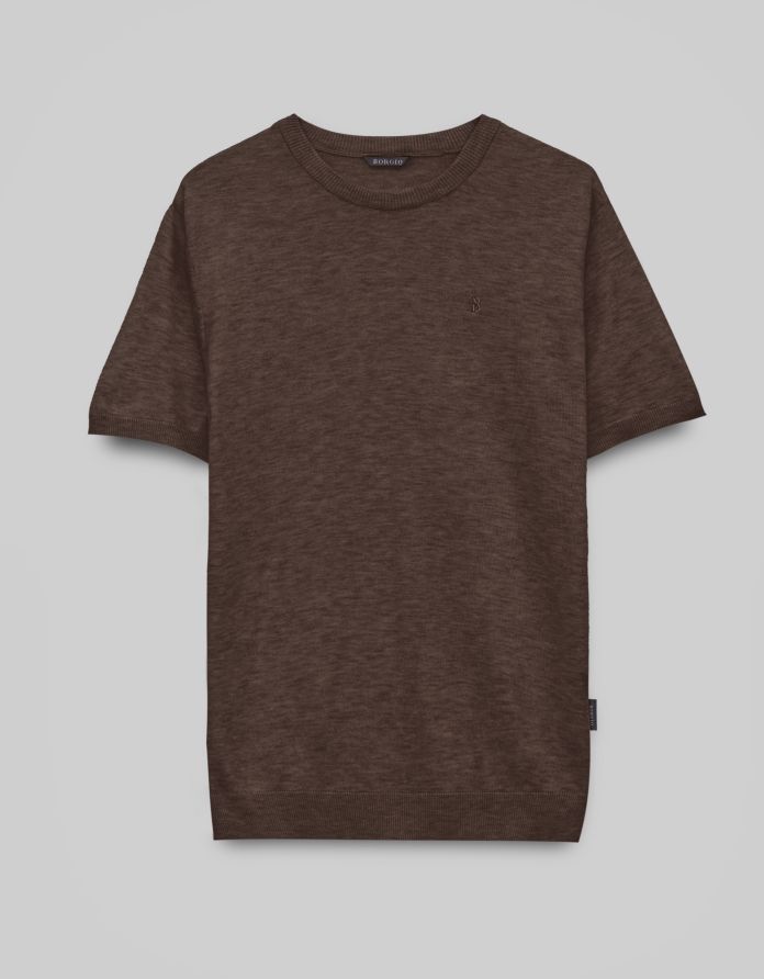 t shirt dorzano brąz