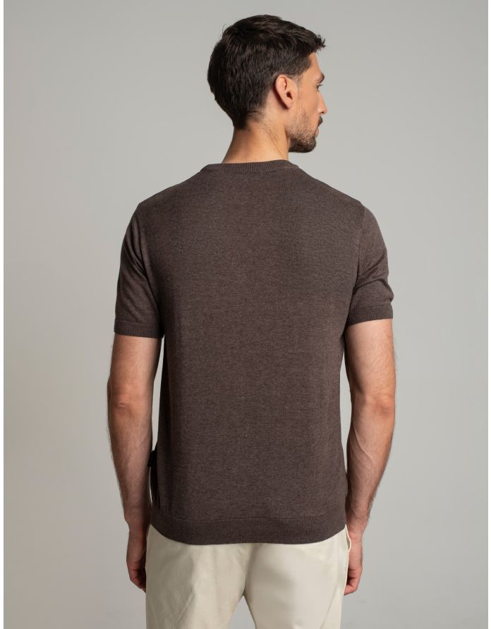 t shirt dorzano brąz