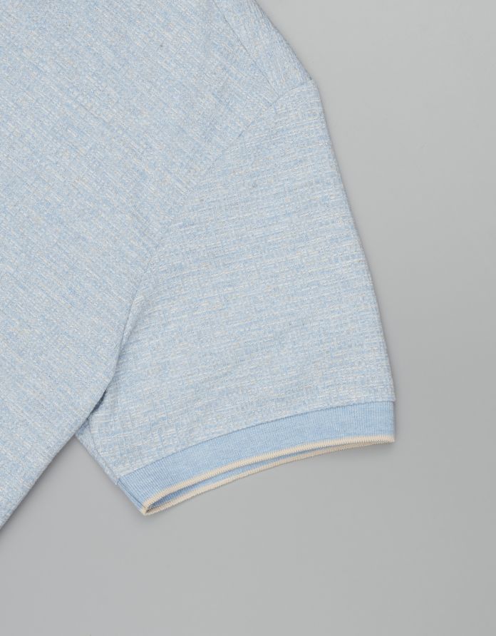 koszulka polo leini błękitna