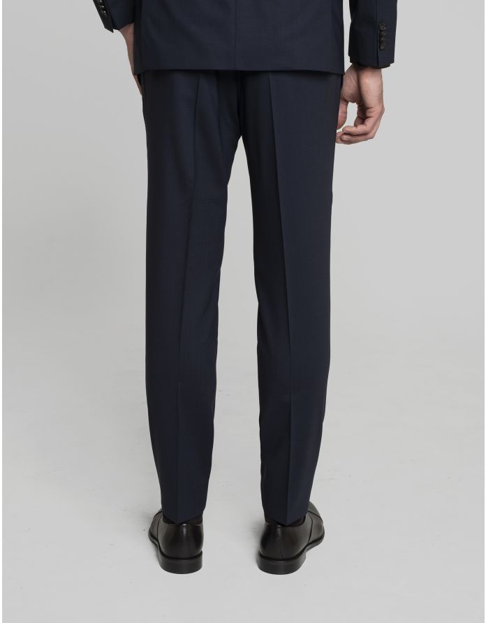 Spodnie do zestawu parma granatowy slim fit