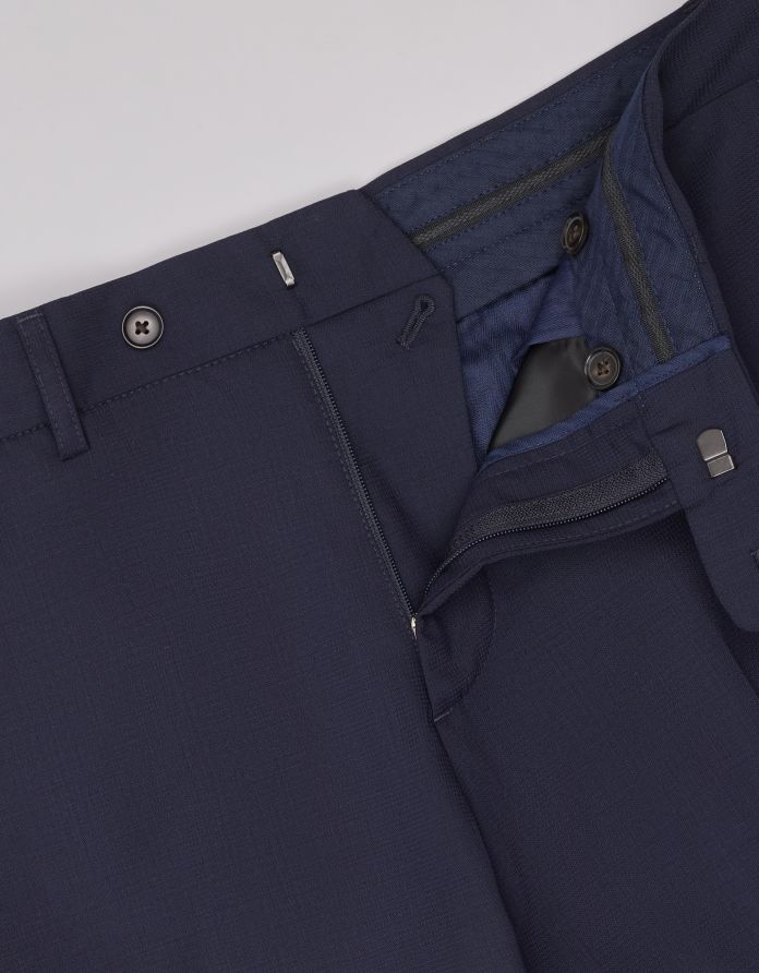 Spodnie do zestawu parma granatowy slim fit