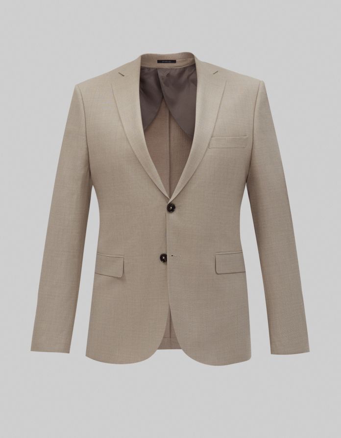 marynarka do zestawu godrano beżowy slim fit