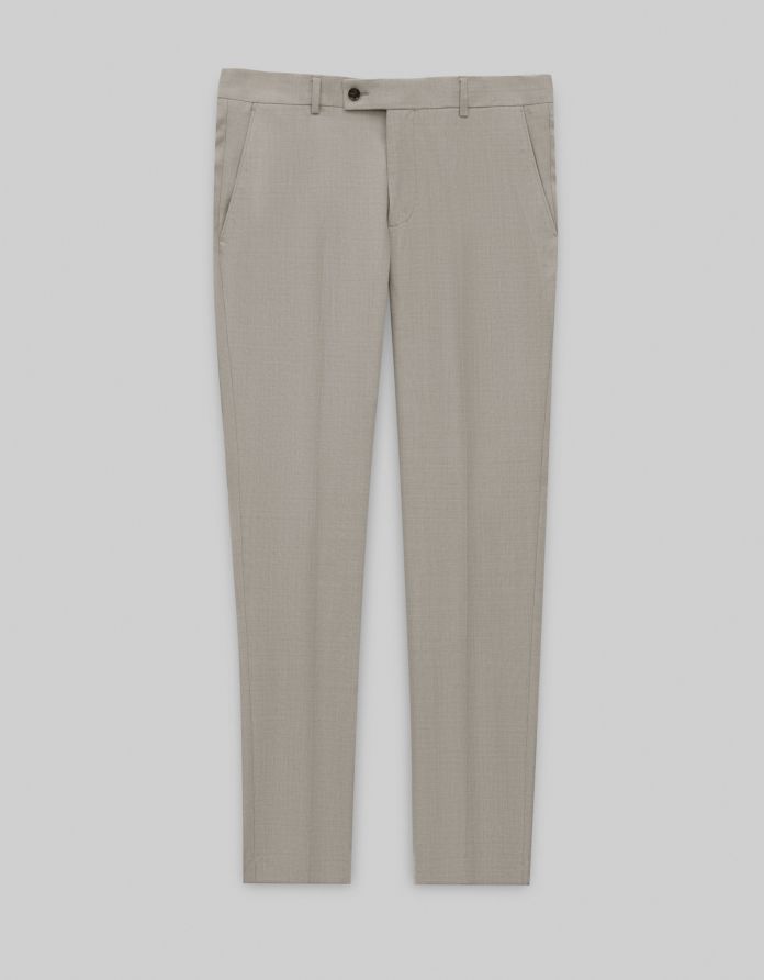 spodnie do zestawu barzano zielony slim fit