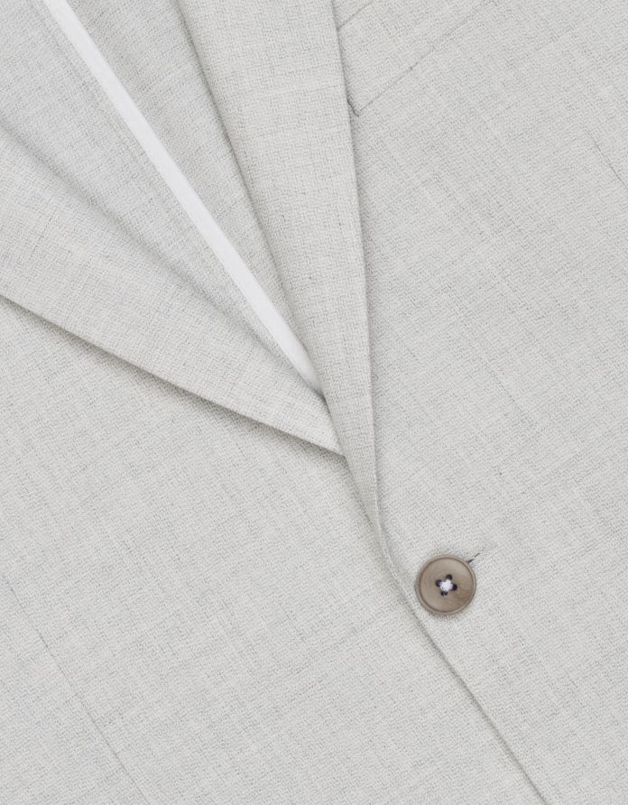 marynarka do zestawu erve 02 szary slim fit