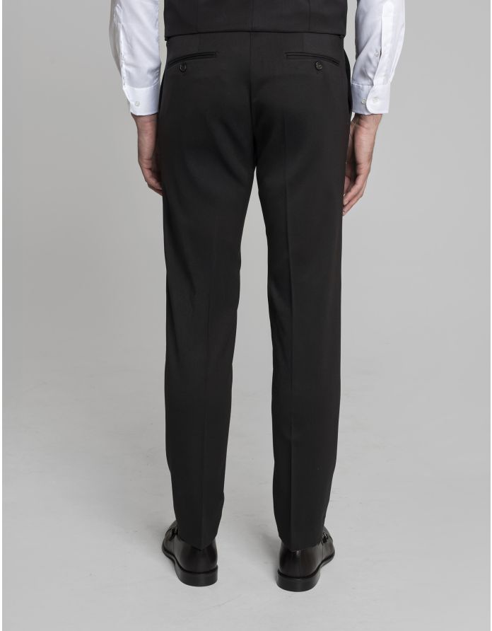 Spodnie do zestawu gualdo 01 brąz slim fit