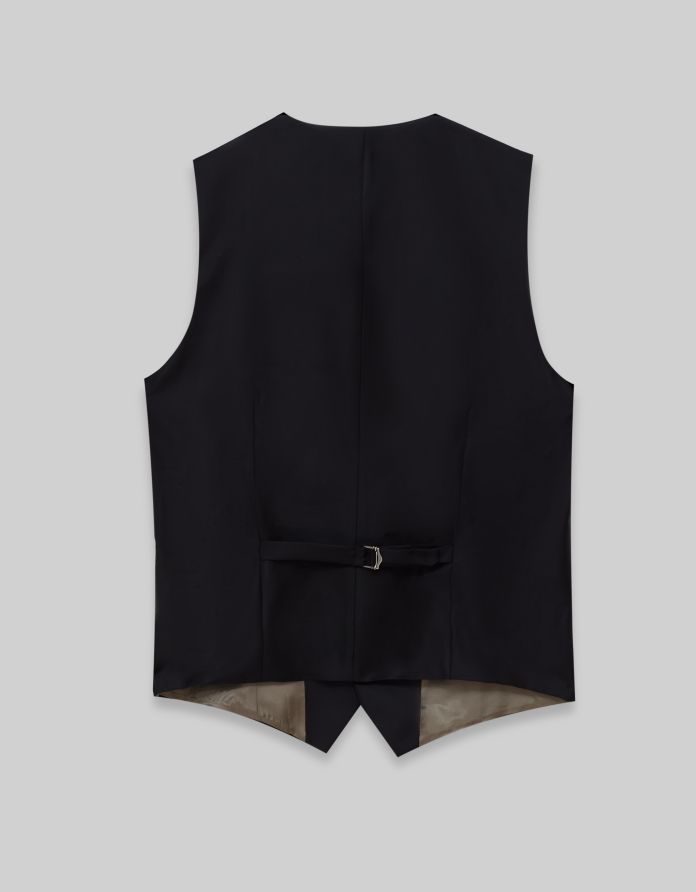 kamizelka do zestawu rosolini 02 granatowy slim fit