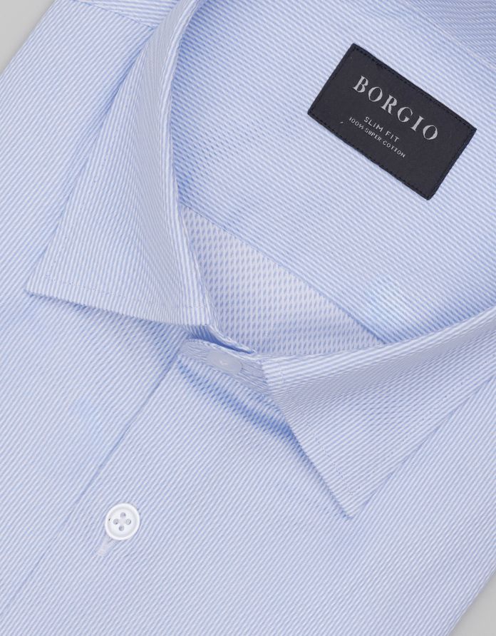 koszula fabrizia 00529 długi rękaw błękit slim fit