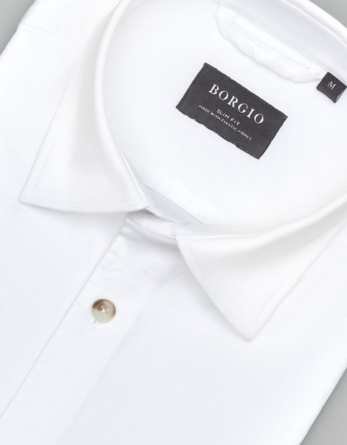 koszula terranova 00552 długi rękaw biały slim fit