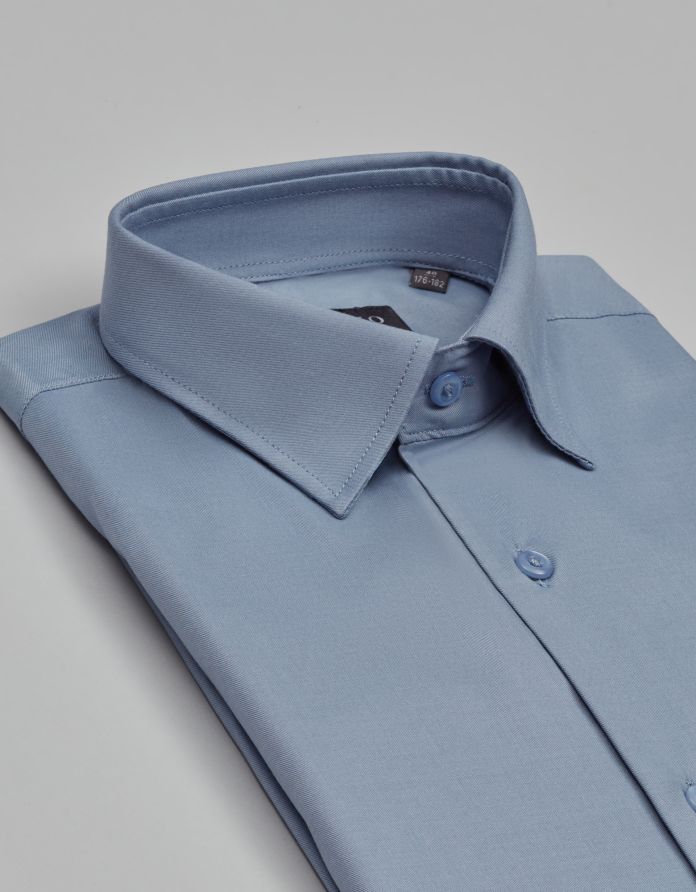 koszula modigliana 00539 długi rękaw niebieski slim fit