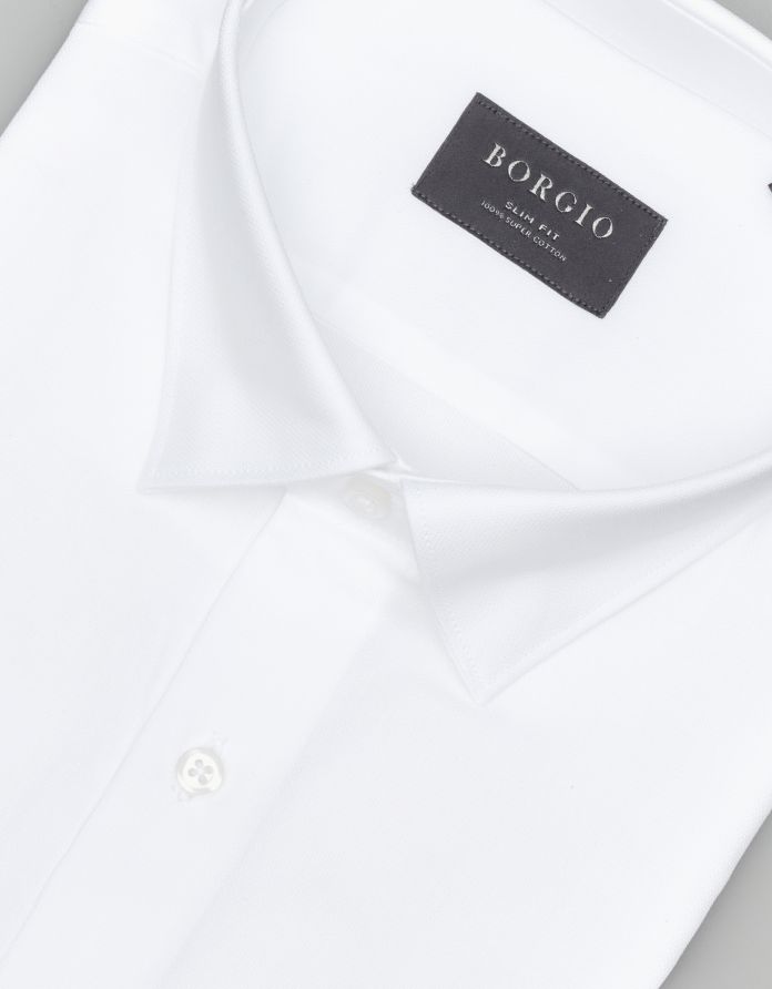 koszula fabrizia 00579 długi rękaw biały slim fit