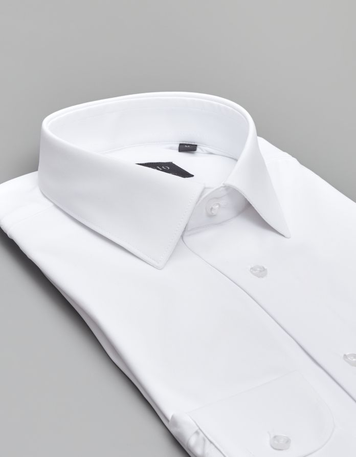 koszula ateleta 00582 długi rękaw biały slim fit