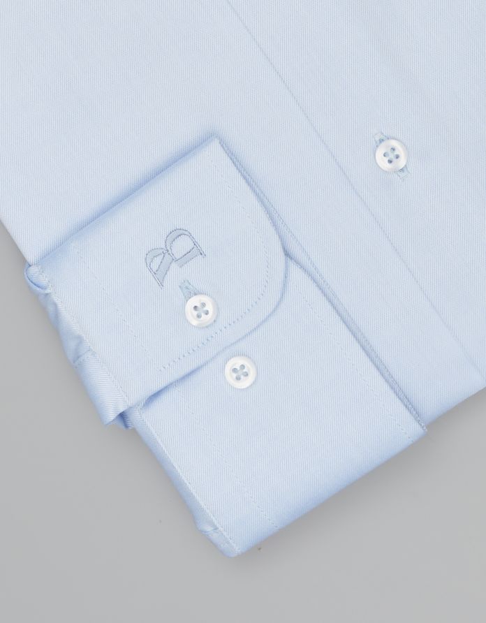 koszula manziana 00599 długi rękaw błękit slim fit