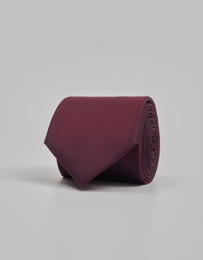 krawat classico kcg5 bordowy