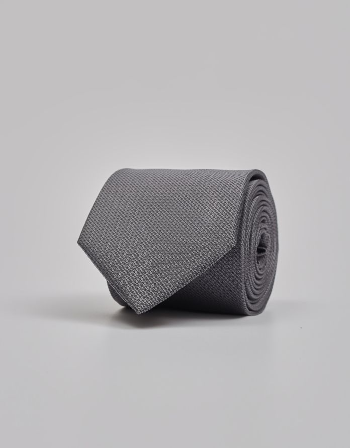 krawat classico kcg6 szary