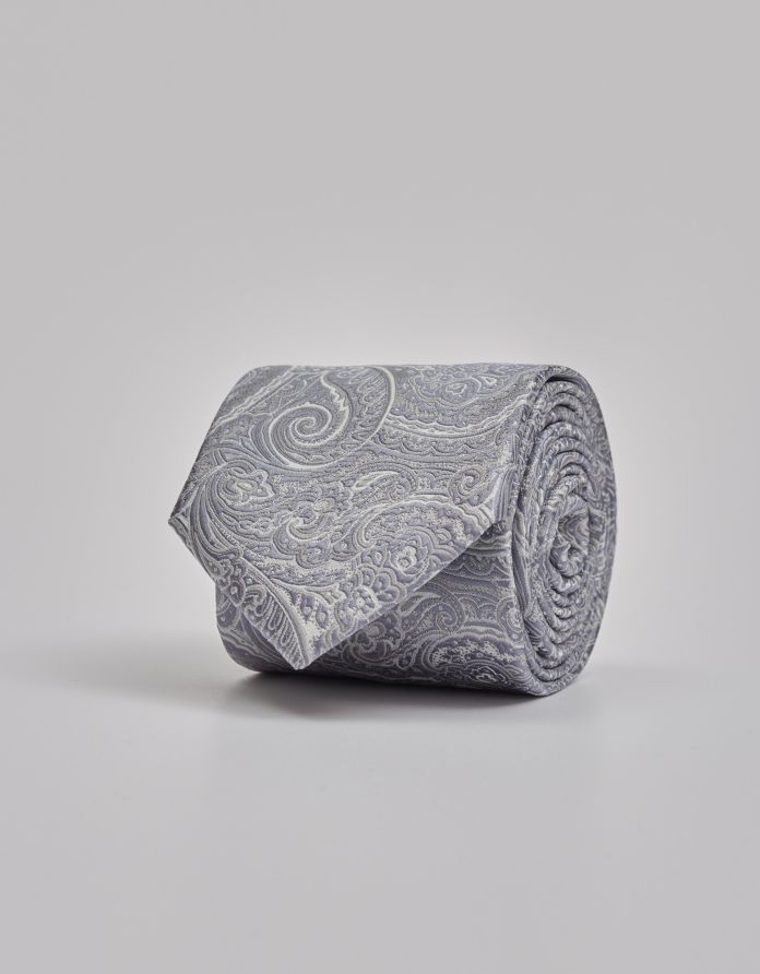 krawat classico kcw4 szary