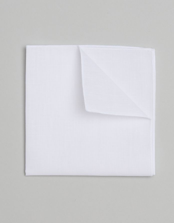 poszetka cotone c1 biała