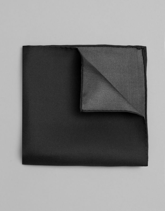 poszetka naturale pn2 czarna jedwab