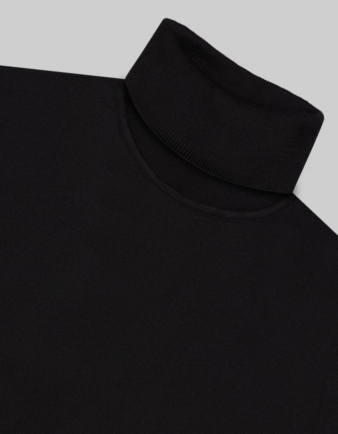 Sweter męski goriano golf czarny