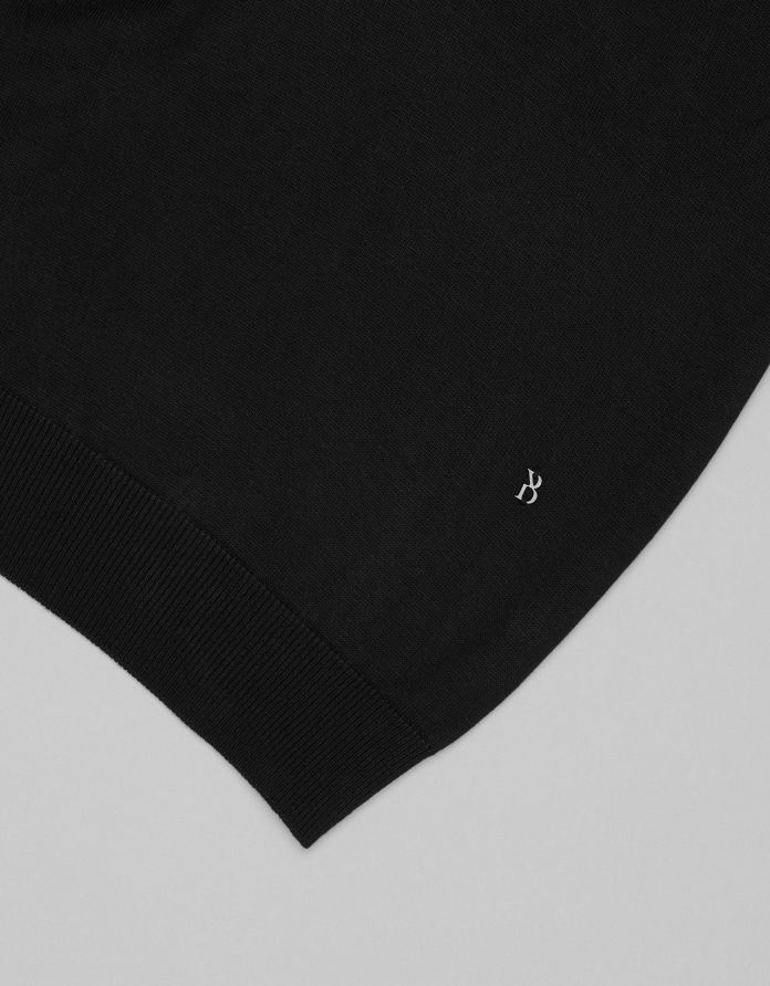 Sweter męski goriano golf czarny