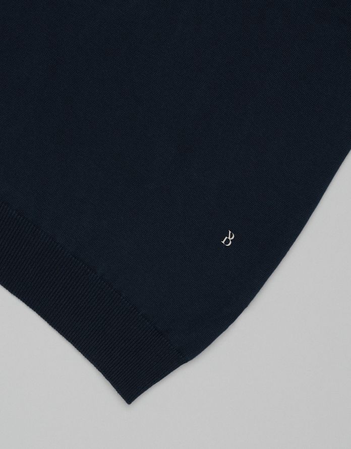 Sweter męski goriano golf granatowy