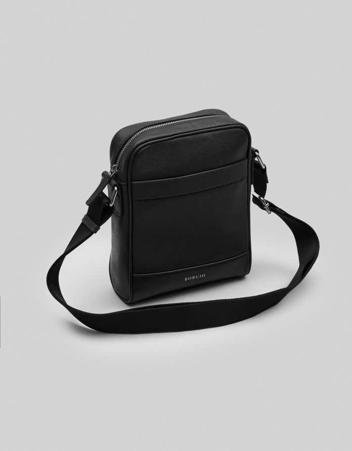 Torba na ramię, saszetka crosia czarna