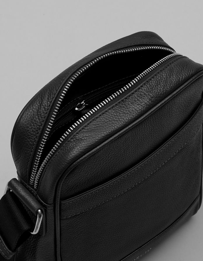 Torba na ramię, saszetka crosia czarna