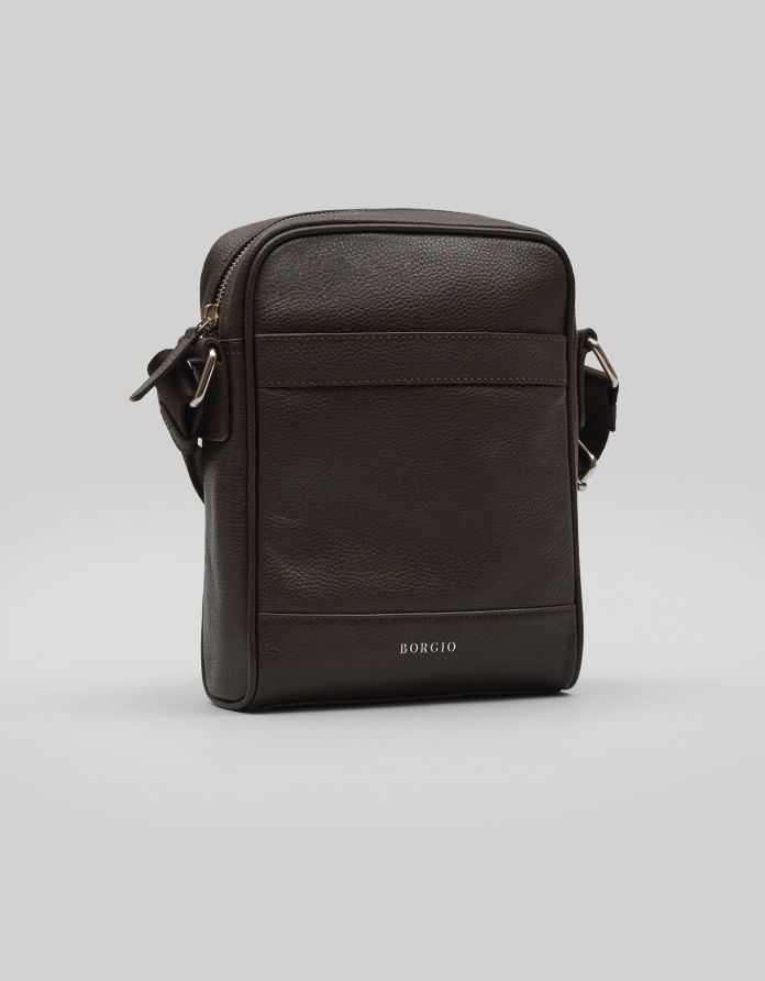 Torba na ramię, saszetka crosia brązowa