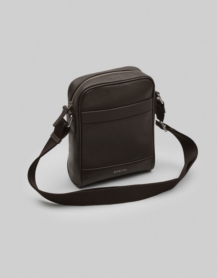 Torba na ramię, saszetka crosia brązowa