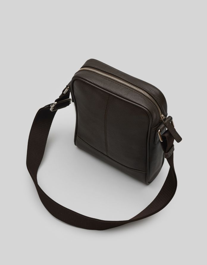 Torba na ramię, saszetka crosia brązowa