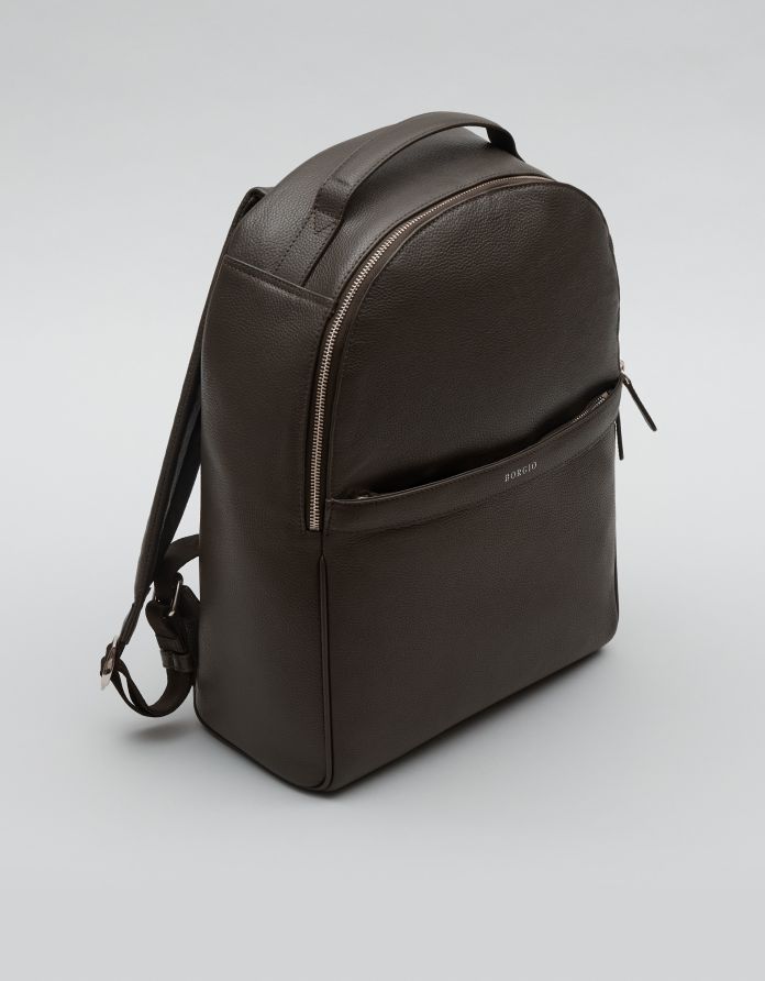 Skórzany plecak baceno brązowy