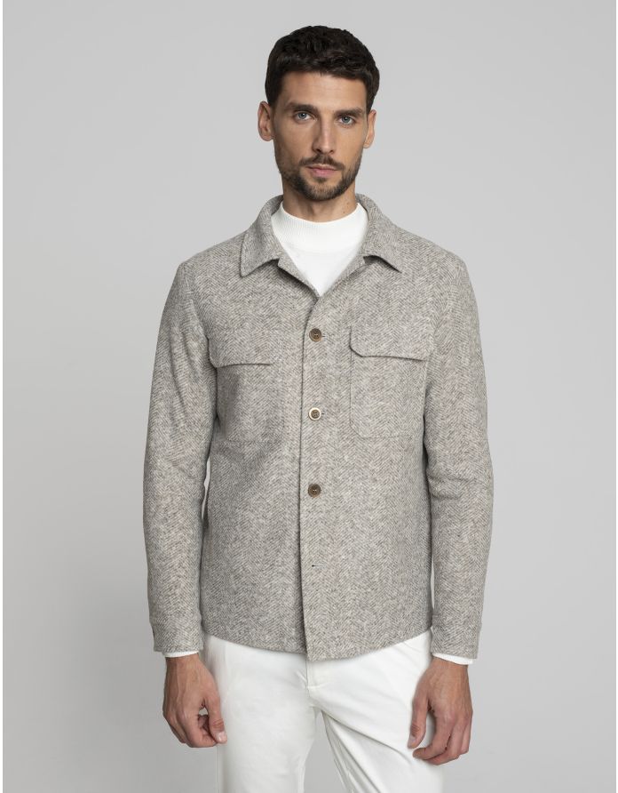 overshirt orotelli beżowy