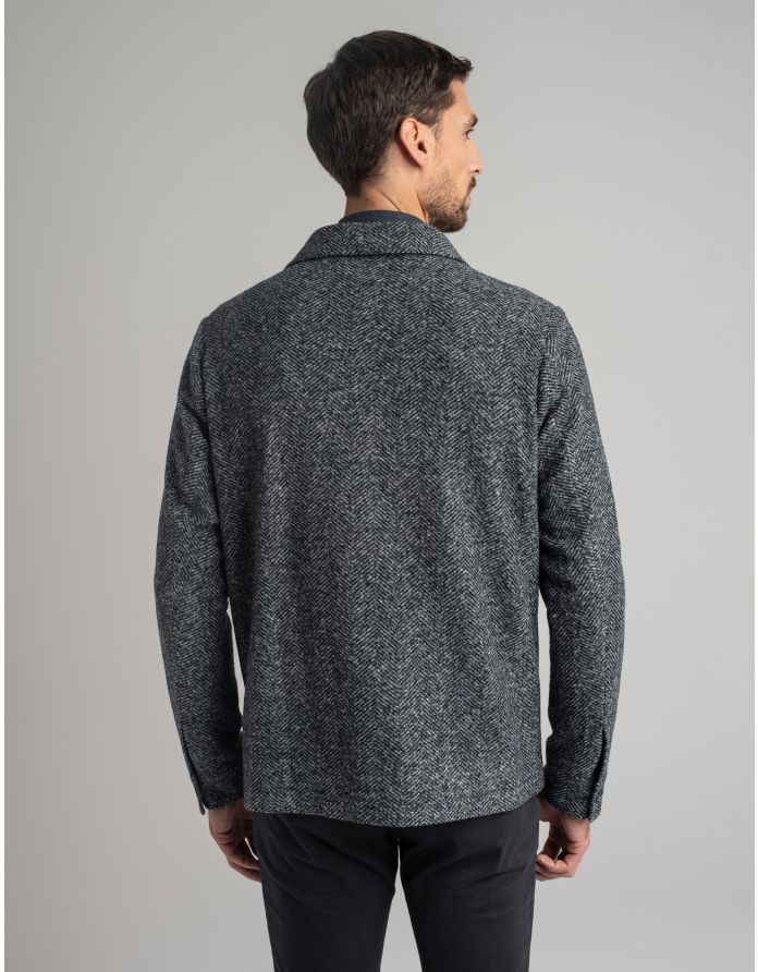 overshirt orotelli granatowy