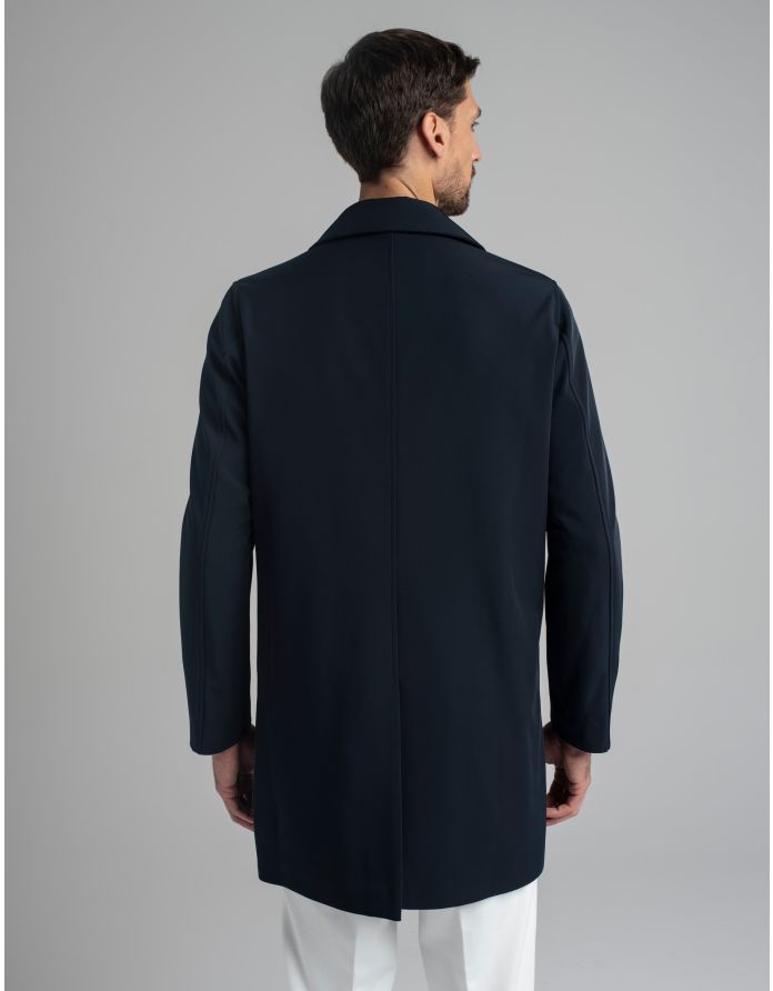 płaszcz credaro granatowy