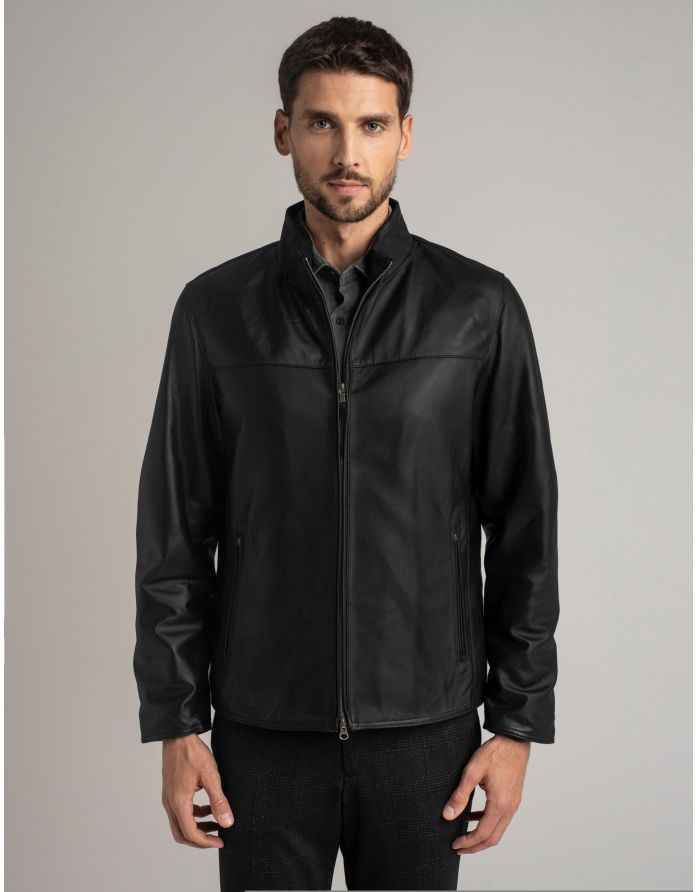 kurtka skórzana salandra czarna