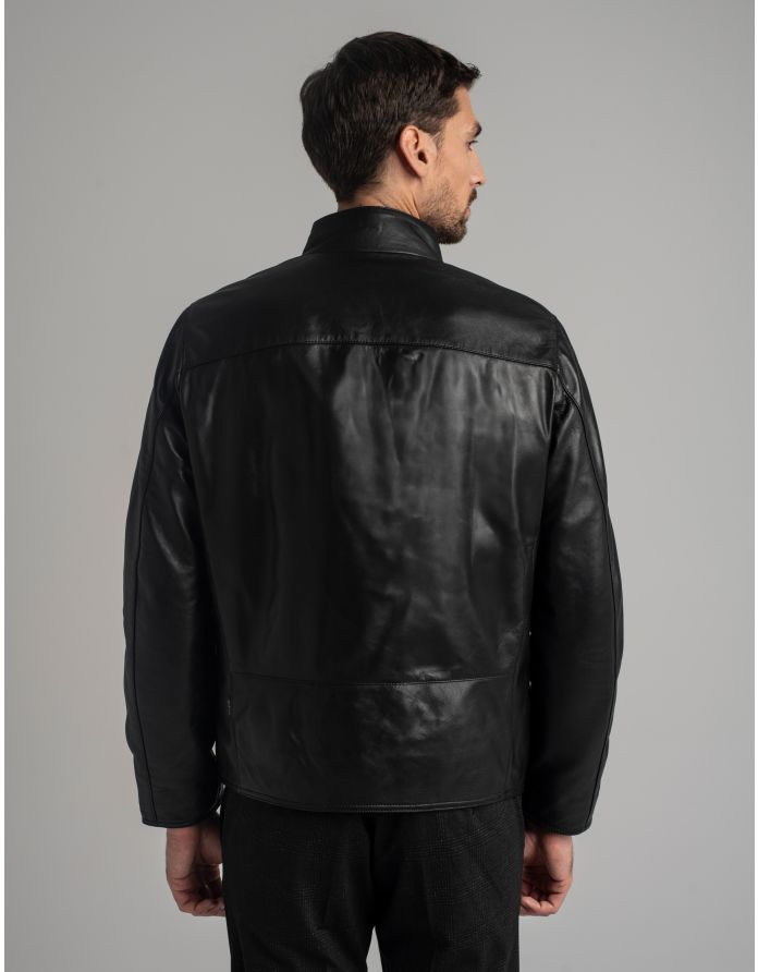 kurtka skórzana salandra czarna