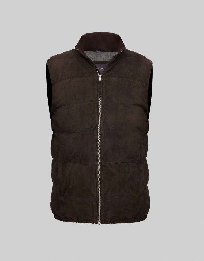 kamizelka calvignano ciemnobrązowa BR2