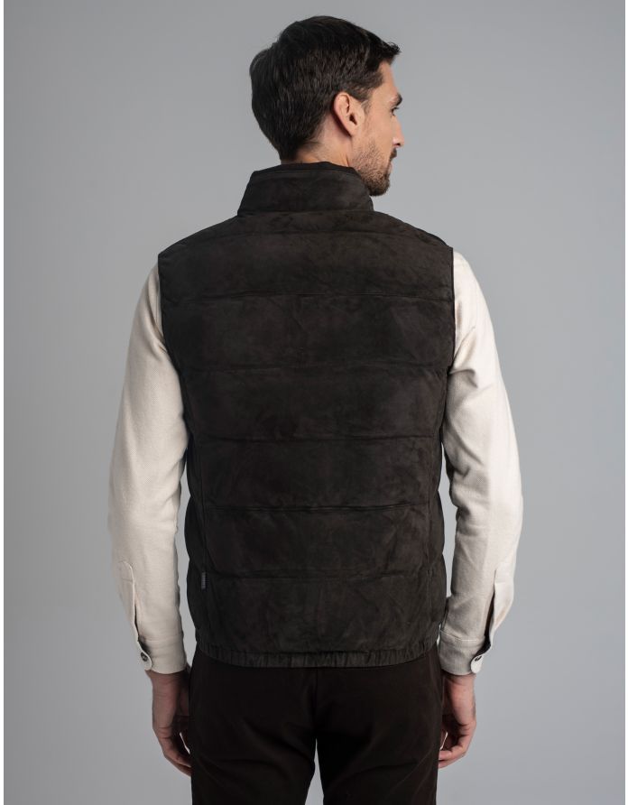 kamizelka calvignano ciemnobrązowa BR2