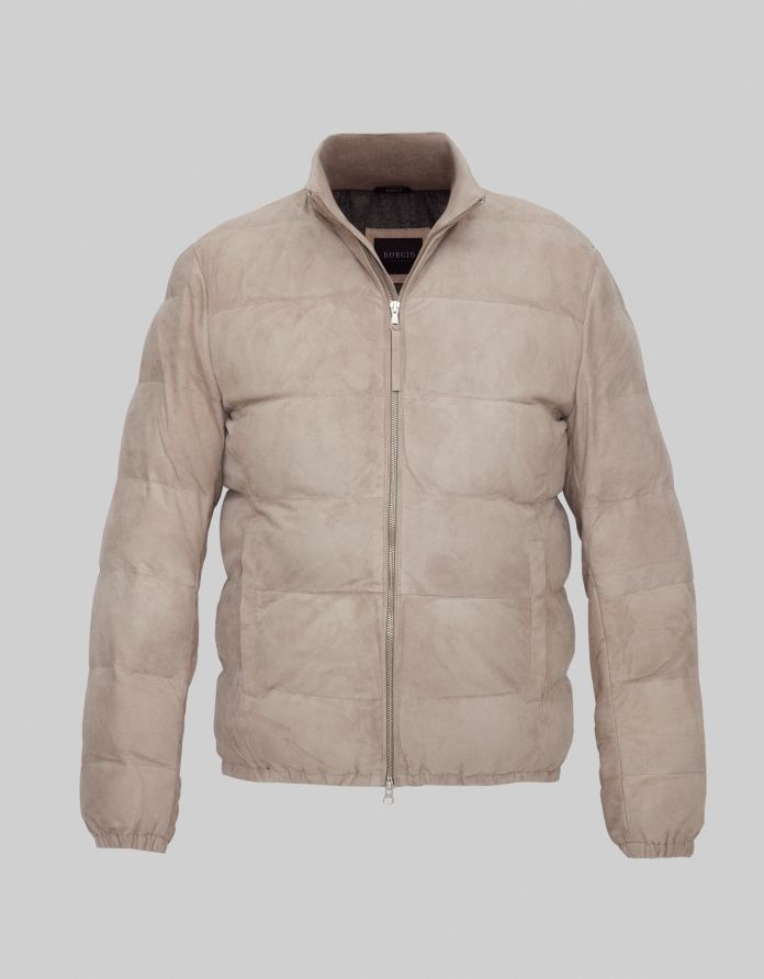 kurtka skórzana calvi beżowa