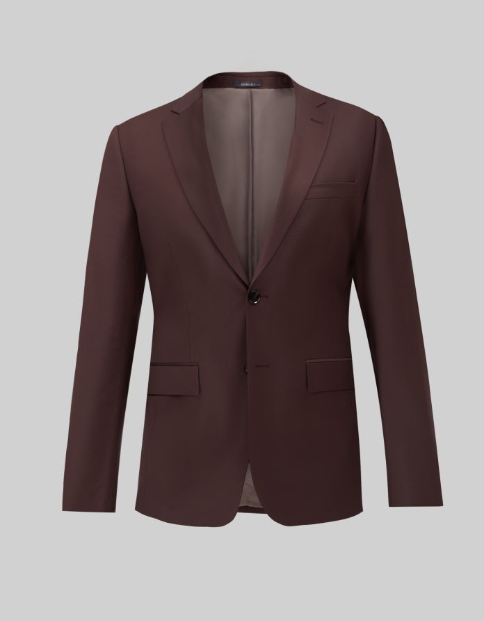 marynarka do zestawu brione bordo slim fit