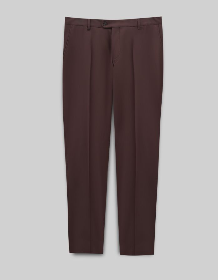 spodnie do zestawu brione bordo slim fit