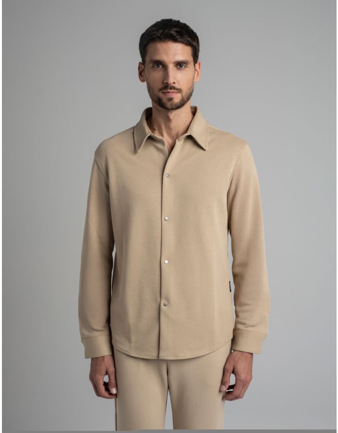 overshirt sanarica beżowy