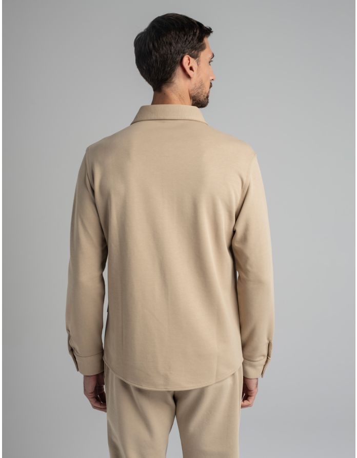 overshirt sanarica beżowy